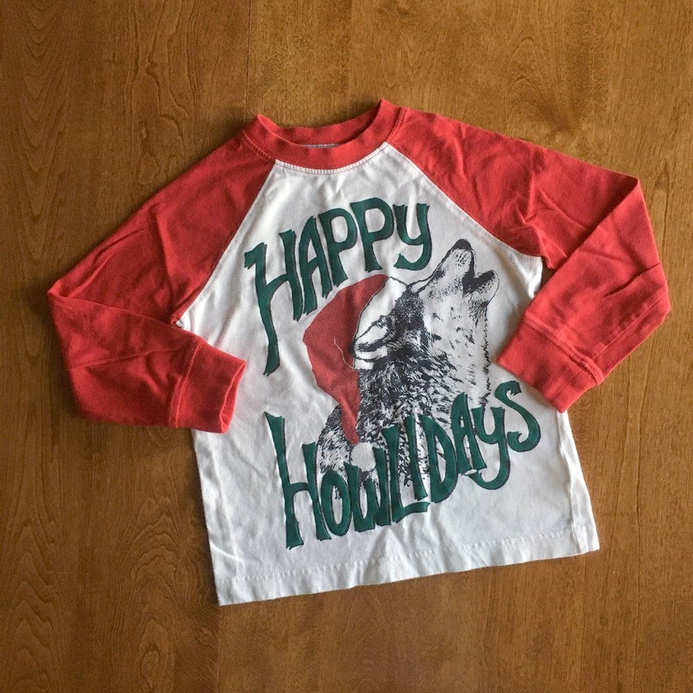 Gymboree "Happy Howlidays" tee XS(4)